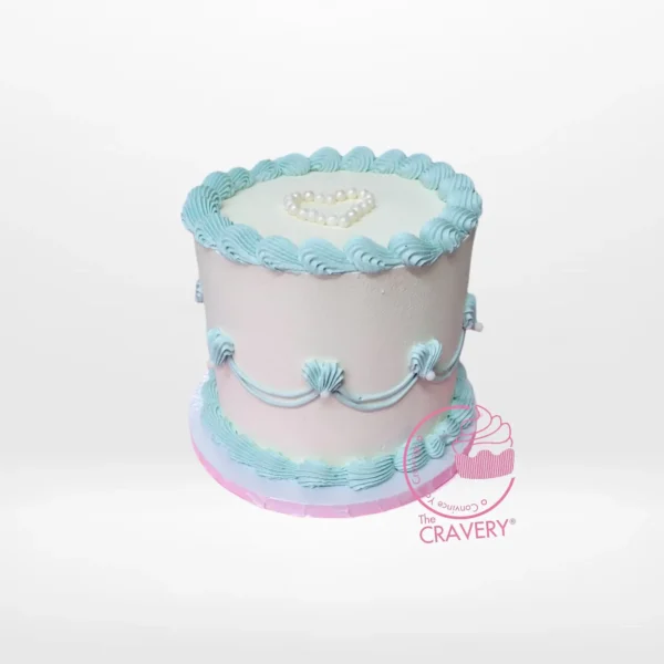 Birthday Vintage Cake by The Cravery, elegant handcrafted design available for birthday cakes in Solihull.