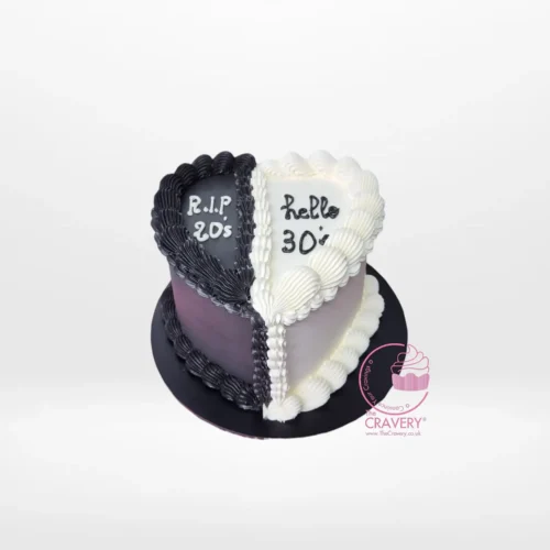 Heart Cake Shape from birthday cakes solihull – A romantic and delicious treat.