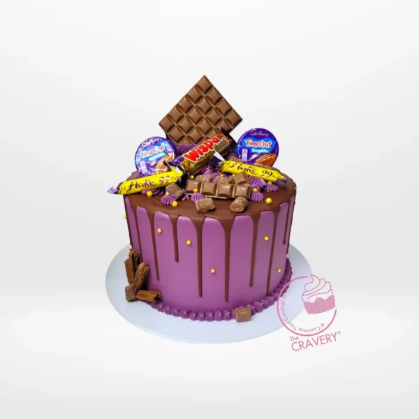 Cadbury Cake – A Cadbury-inspired cake with your choice of flavour, perfect for celebrations in Birmingham.