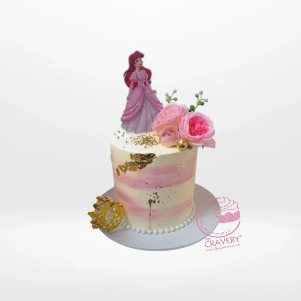 Cake Birthday Princess with Princess Ariel, Cravery’s cake shop Walsall