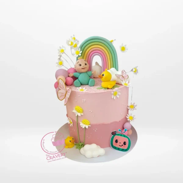 Cocomelon Buttercream Cake from Cravery’s cake Birmingham