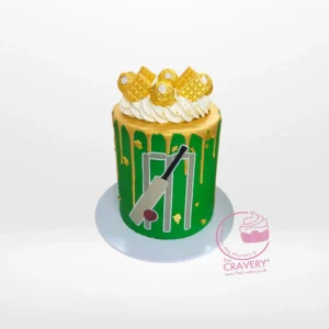 Cricket Birthday Cake from Cravery’s cake shop Solihull