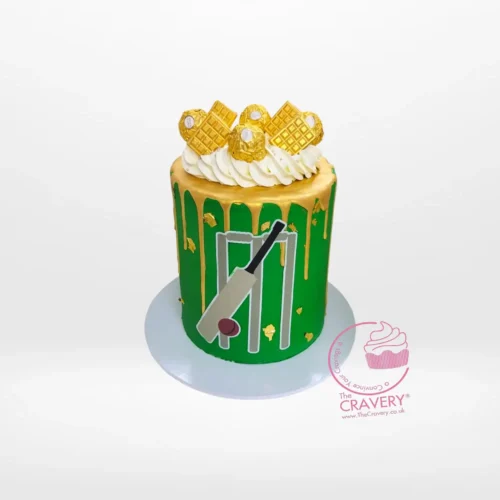 Cricket Birthday Cake from Cravery’s cake shop Solihull