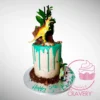 Dinosaur Dinosaur Cake by The Cravery, handcrafted kids’ dinosaur themed cake from our cake shop in Birmingham.