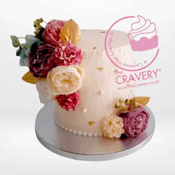Flower Cakes from Cravery’s cake delivery Birmingham