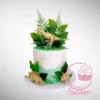 Jurassic Park Cake from Cravery's cake makers Solihull – A dinosaur-themed cake, perfect for an adventurous celebration.