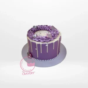 Mom Day Cake by The Cravery, elegant handcrafted cake made at our cake shop in Solihull for Mother’s Day celebrations.