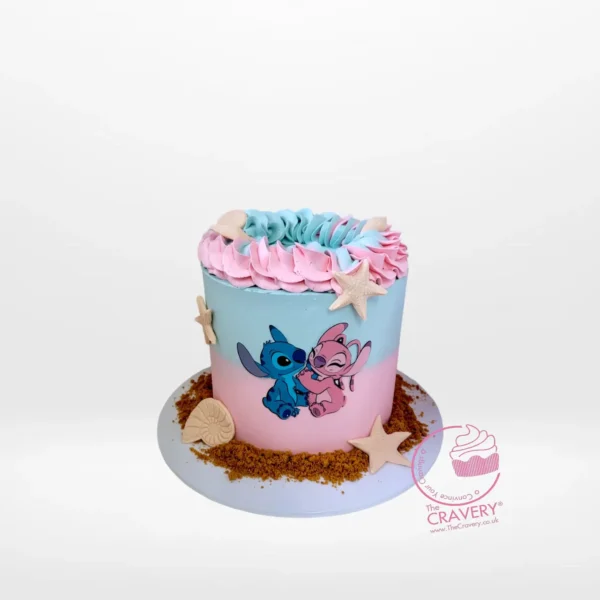 Lilo and Stitch Cake – A vibrant cake with Disney decor, perfect for Birmingham parties.