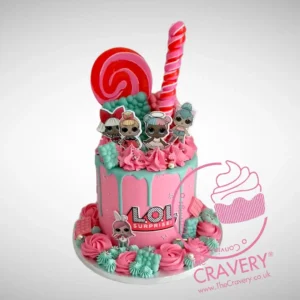 LOL Cakes with playful doll prints, cake shop Smethwick