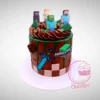 Minecraft Cake by The Cravery, handcrafted gamer-themed cake from our cake shop in Moseley.