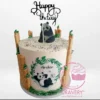 Panda Cake from Cravery’s cake Solihull