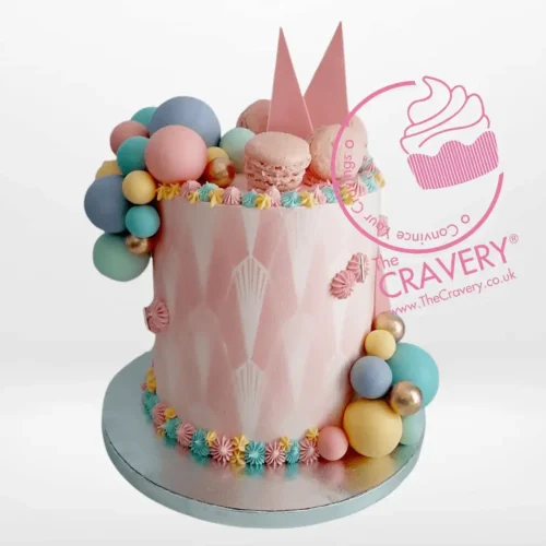 Pastel Aesthetic Birthday Cake from Cravery’s birthday cakes Birmingham
