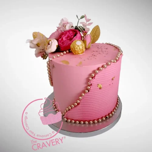 Pink Cake from Cake Shop Redditch