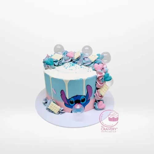 Lilo and Stitch Birthday Cake by The Cravery, handcrafted Disney-themed cake available at our cake shop in Smethwick.