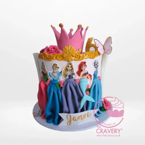 Princess of Cake from Cravery's cake shop Solihull – A magical creation to make your celebration fit for royalty.