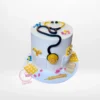 Doctor Cake – A medical-themed cake featuring medical symbols, perfect for doctor celebrations in Birmingham.