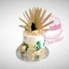 Safari Cake with jungle animal toppers from Cake Shop Great Barr