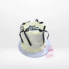Simple Graduation Cake, elegant 3-layer design from cake shop Birmingham