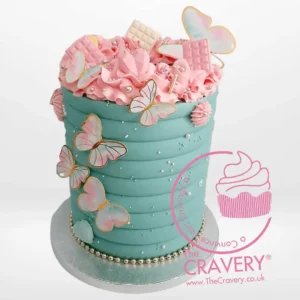 Tiffany Birthday Cake from Cravery’s cake makers Birmingham