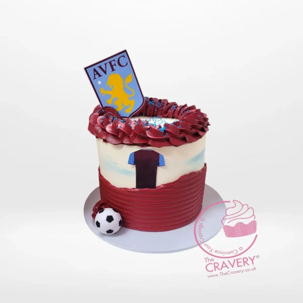 Aston Villa Cake from birthday cakes Birmingham – A winning celebration for fans of Aston Villa FC.