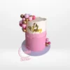 Babyshower Cake Pink from Cake Makers Solihull – A charming and sweet treat for your special baby shower.