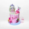 Barbie and Cake from cakes delivered birmingham – A charming and indulgent dessert for your celebration.