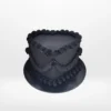 Black Cake Shape Heart – A romantic cake designed in the shape of a heart, perfect for special occasions in Birmingham.
