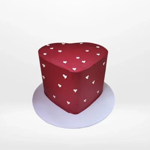 Cake Heart Cake – Romantic pastel lavender cake available at cake makers Birmingham.