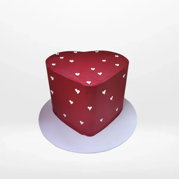 Cake Heart Cake – Romantic pastel lavender cake available at cake makers Birmingham.