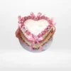 Cake with Heart Shape – A romantic cake in the shape of a heart, perfect for celebrations in Birmingham.