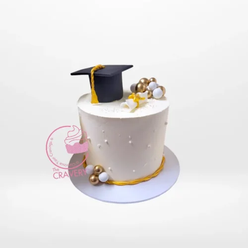 Elegant Graduation Cake from cake shop Birmingham – Celebrate success in style.