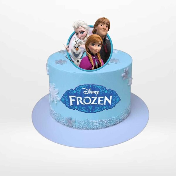 Frozen Elsa Cake from Cravery's birthday cakes delivered Birmingham range – A delightful Disney-inspired creation perfect for Frozen fans.