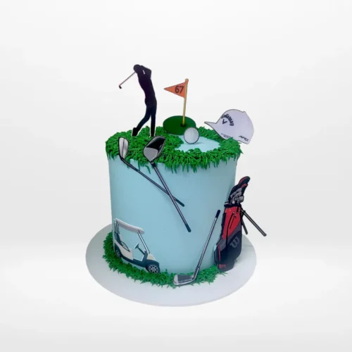 Golf Cake from cake shop Birmingham – A sweet celebration for golf lovers.