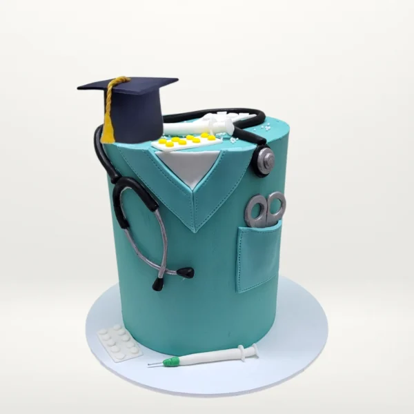 Nurse Grad Cake from Cravery's cake Birmingham collections – A delightful cake to celebrate your nursing graduation.