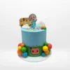2nd Birthday Cocomelon Cake from Cravery’s Cake Shop Solihull. A fun and colourful cake for a memorable celebration.