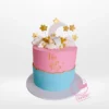Babyshower Cake, He or She? from Cravery's Babyshower Cakes Delivered Birmingham Service, the perfect gender reveal cake for your celebration.