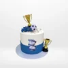 Birmingham Cake from Cravery Cake Shop Birmingham. A delicious tribute to the city and Birmingham City Football Club.