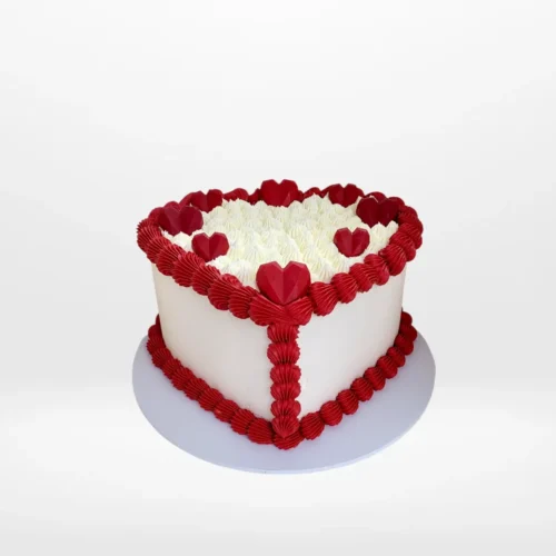Cake Chocolate Heart – A decadent and loving treat from Cravery's birthday cakes delivered Birmingham service.