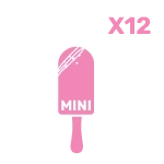 Box of 12 medium mini cakesicles handcrafted by The Cravery in Birmingham