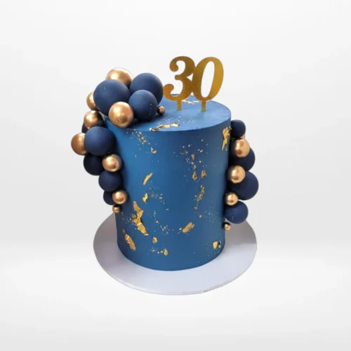 30th Birthday Cake for Him, stylish design by The Cravery | birthday cakes Redditch