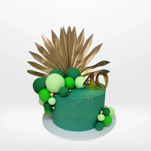 40th Birthday Cake for Him by cake artist Solihull