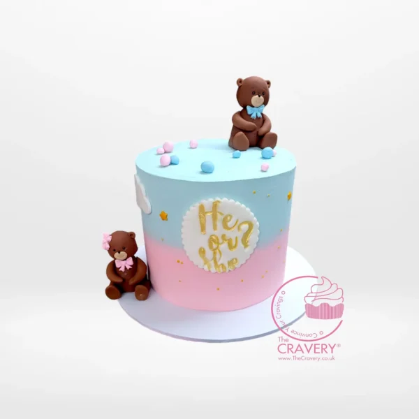 Baby Shower Cake He or She? from Cravery’s cake Walsall