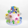 BabyShark Cake for First Birthday from The Cravery