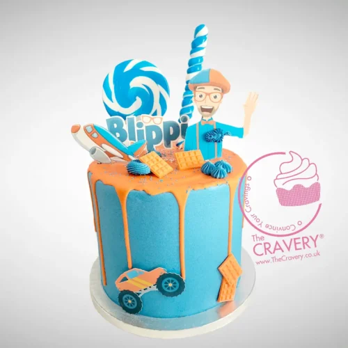 Blippi Cake from Cravery’s cake makers Birmingham