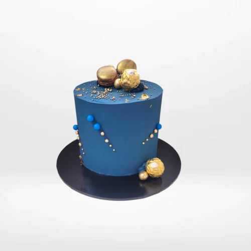 Blue Color Birthday Cake from Cravery’s cake makers Birmingham