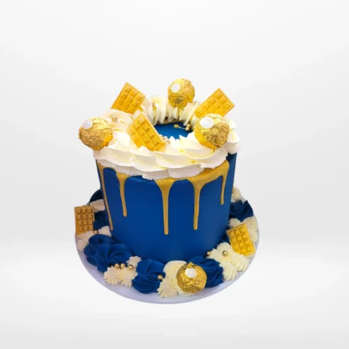 Cake Blue Cake, stylish blue-themed birthday cake from The Cravery Birmingham