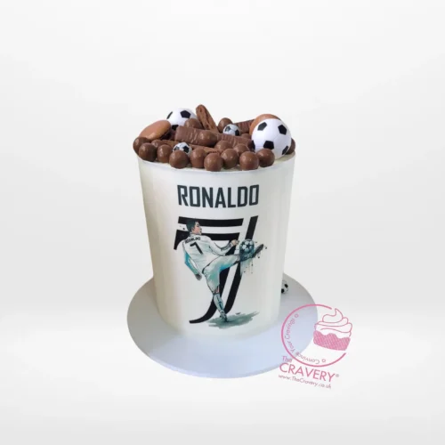 Cake Football Cake from Cravery’s cake shop Solihull