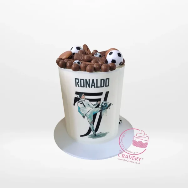 Cake Football Cake from Cravery’s cake shop Solihull