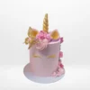 Cake of Unicorn with magical decorations, cake shop Redditch