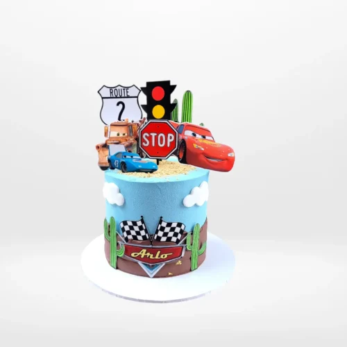 Cars Cake from Cravery’s cake delivery Birmingham
